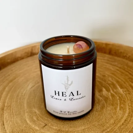 Fertility Heal Candle | IVF Candle | Fertility Gift | Carnelian Candle
